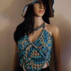 Cotton halter top